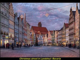 Christmas street in Landshut / Bavaria
 