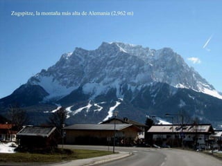 Zugspitze, la montaña más alta de Alemania (2,962 m) 