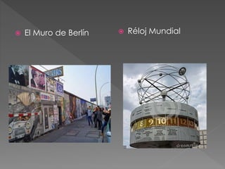  El Muro de Berlín Réloj Mundial