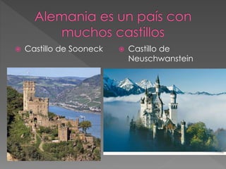  Castillo de Sooneck Castillo de
Neuschwanstein