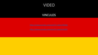 VIDEO
https://www.youtube.com/watch?v=oGonnI6Xe0g
https://www.youtube.com/watch?v=peajPneN3S4
VINCULOS
 