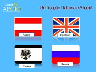 Unificação Italiana e Alemã




Áustria             Inglaterra




                     Rússia
Prússia
 