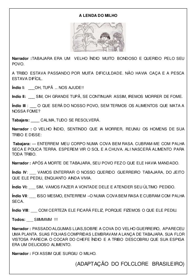 A lenda do milho teatro A lenda do milho teatro