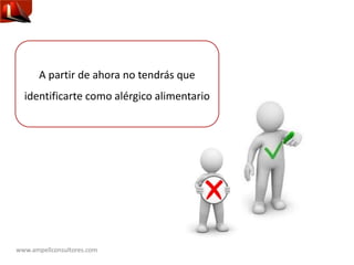 www.ampellconsultores.com
A partir de ahora no tendrás que
identificarte como alérgico alimentario
 