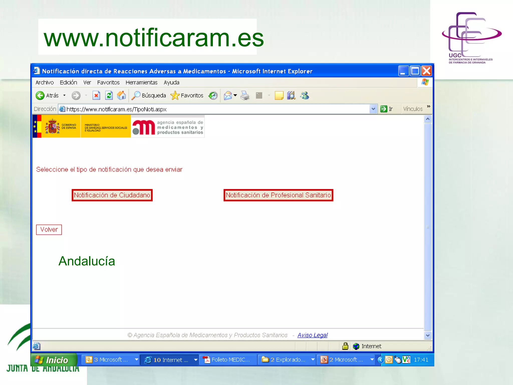 www.notificaram.es
Andalucía
 