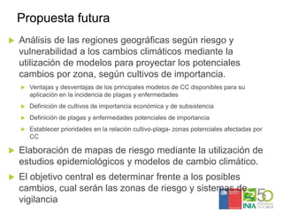 Sistemas de alerta temprana de enfermedades en el cultivo de papa:  Usos y proyecciones para la adaptación 