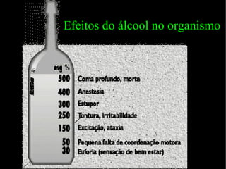 Efeitos do álcool no organismo 