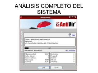 ANALISIS COMPLETO DEL SISTEMA 