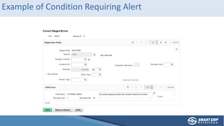 Example of Condition Requiring Alert
 