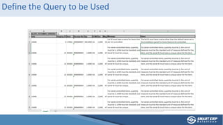 Define the Query to be Used
 
