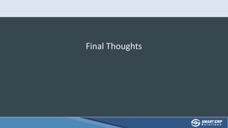 Final Thoughts
 
