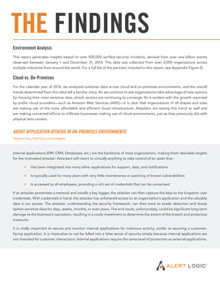 Alert logic cloud security report | PDF