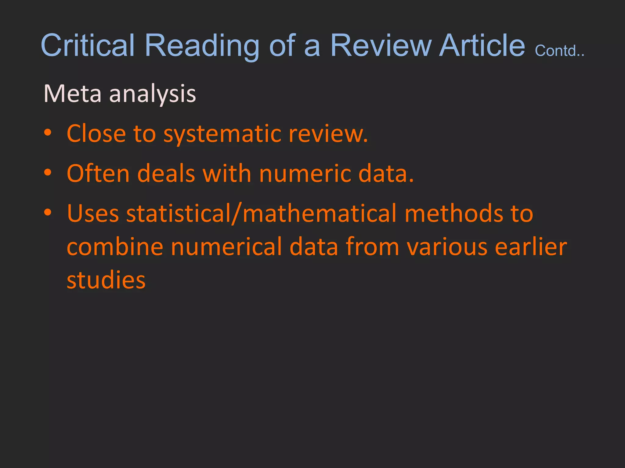 Should include both inclusion and exclusion criteria.