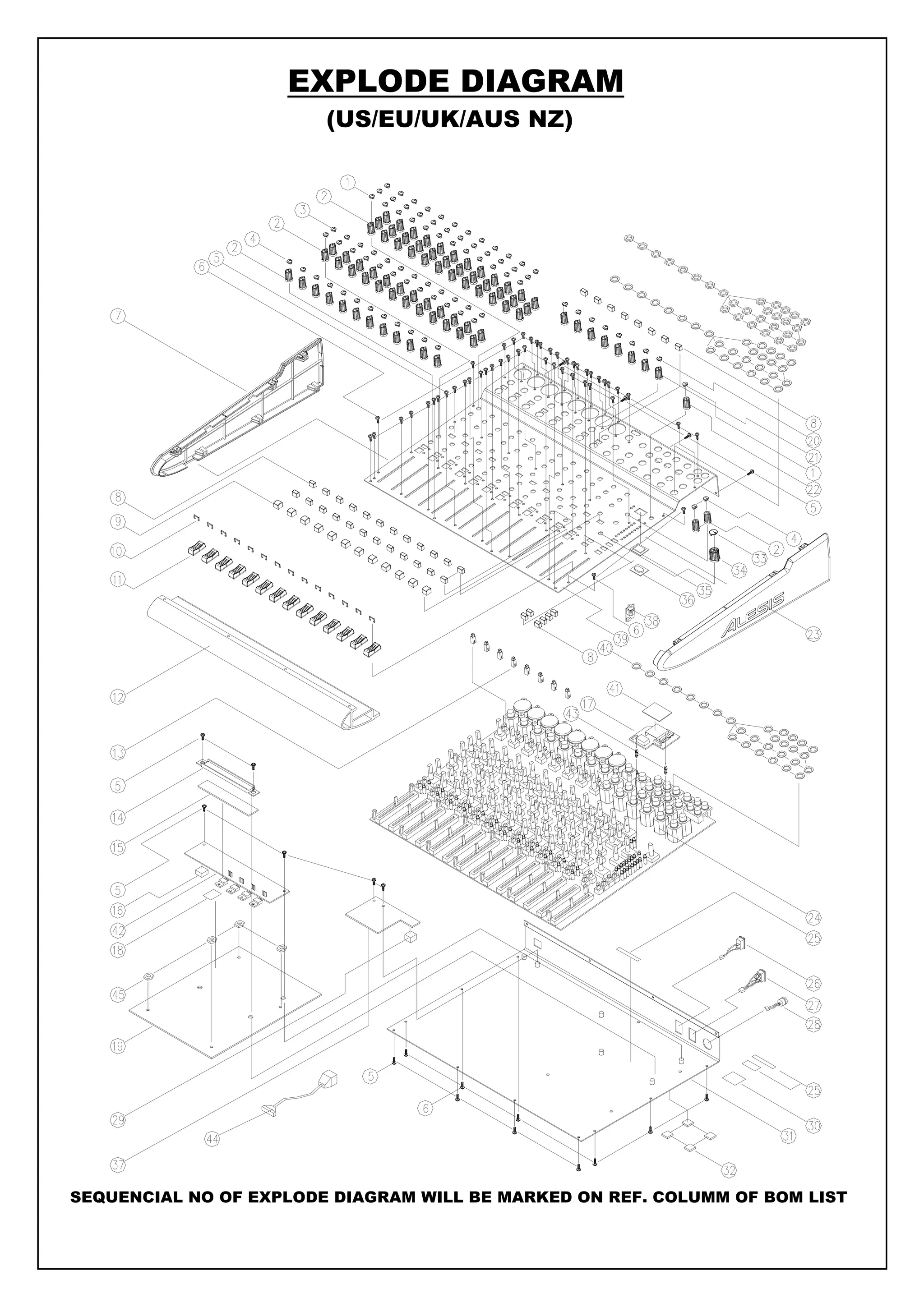 Alesis multimix 16 usb service manual | PDF