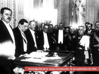 Promulgación de la nueva Constitución, 16 de septiembre de 1925
 