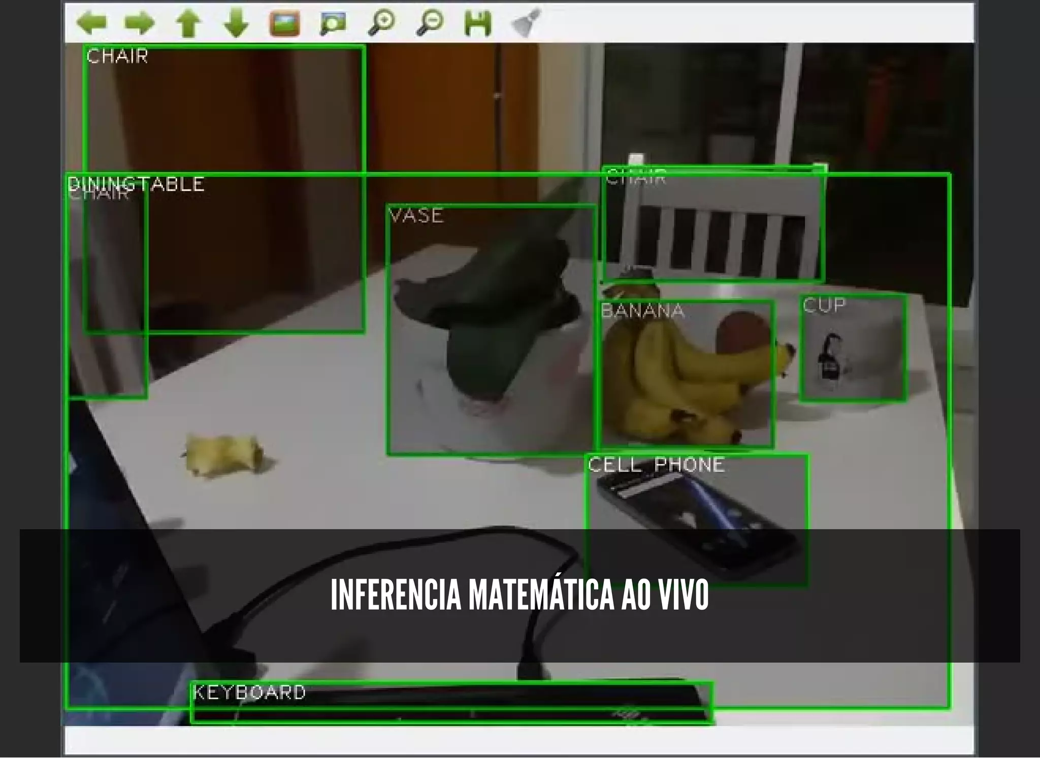 5/3/2019 OpenCV : Sem Mistério
https://palestras.assuntonerd.com.br/opencv2019.html?print-pdf#/ 47/48
INFERENCIA MATEMÁTICA AO VIVOINFERENCIA MATEMÁTICA AO VIVO
 