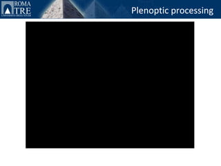 Plenoptic processing
 