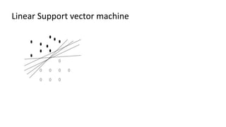 Linear Support vector machine
 
