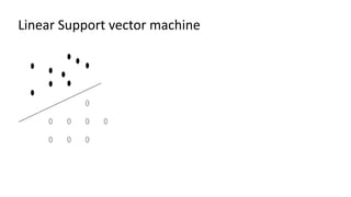Linear Support vector machine
 