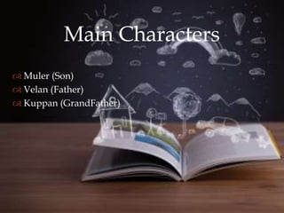 
 Muler (Son)
 Velan (Father)
 Kuppan (GrandFather)
Main Characters
 