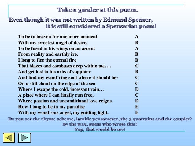 14 line sonnet examples by students