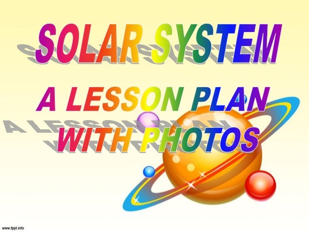 A Lesson Plan On Solar Sytem