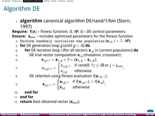 Evolutionary Optimization Algorithms & Large-Scale Machine Learning | PDF