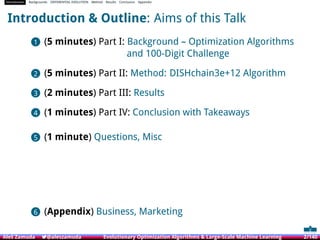 Evolutionary Optimization Algorithms & Large-Scale Machine Learning | PDF