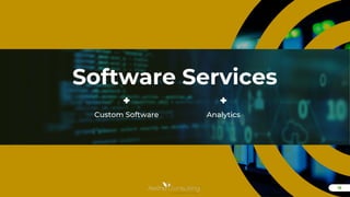 18
18
Software Services
+ +
Custom Software Analytics
 