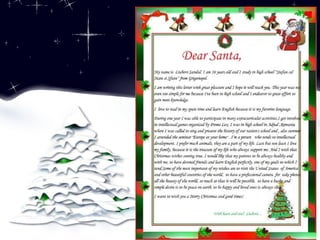 A letter to Santa Claus, Access Grigoriopol, Moldova
