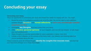 A Level Art Personal Study - Writing the essay.pptx