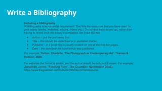 A Level Art Personal Study - Writing the essay.pptx