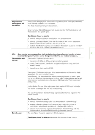 A level biology specification | PDF