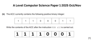 A Level Computer Science Paper 1 2025 Oct/Nov
1
0
0
0
1
1
1
1
 