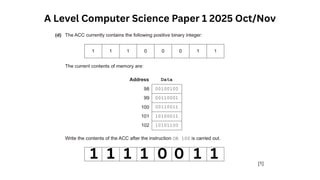A Level Computer Science Paper 1 2025 Oct/Nov
1
1
0
0
1
1
1
1
 