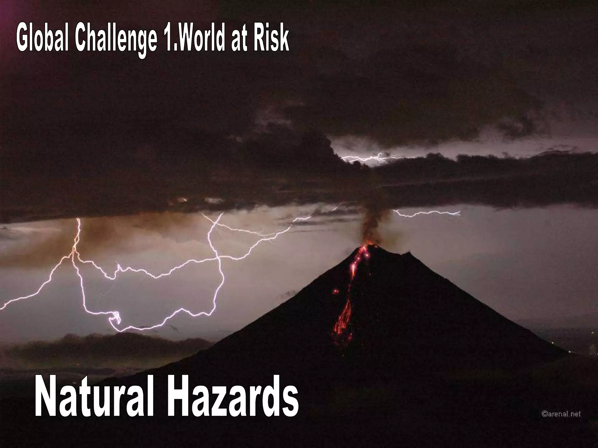 Global Challenge 1.World at Risk Natural Hazards 