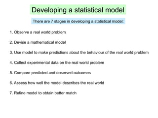 A Level Mathematics Statistical modelling.ppt
