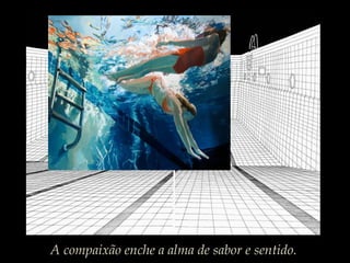 A compaixão enche a alma de sabor e sentido.
 