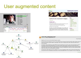 User augmented content 