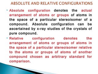 Alex stereo chemistry | PPT