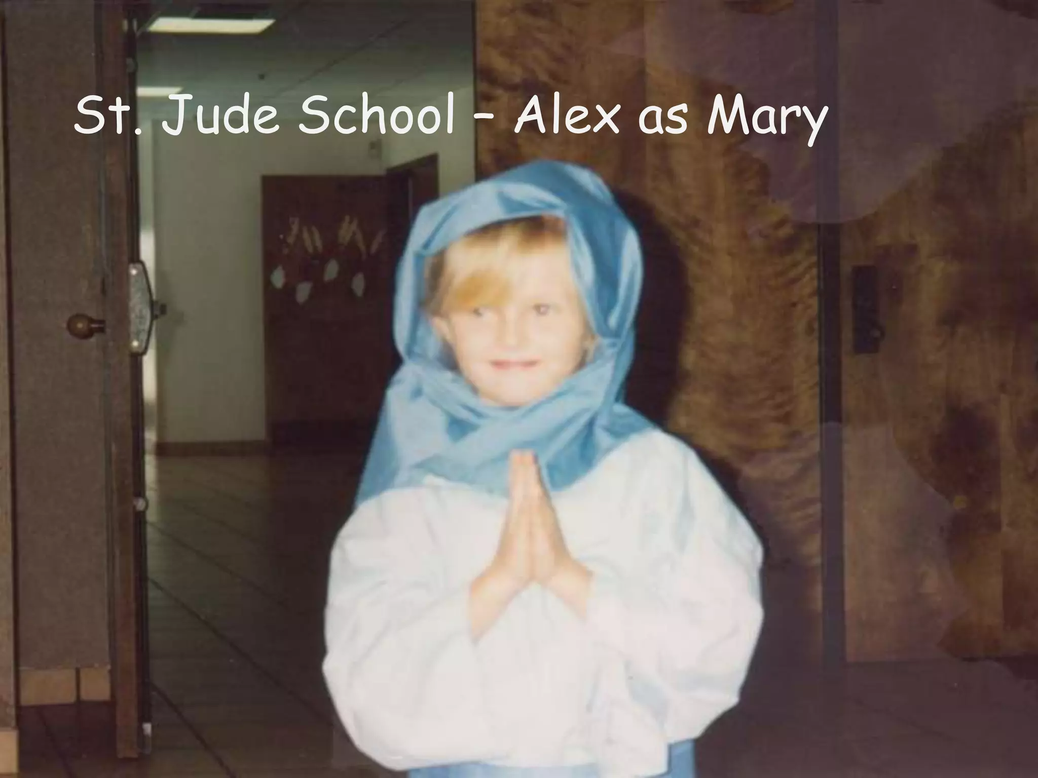 St. Jude School – Alex as Mary