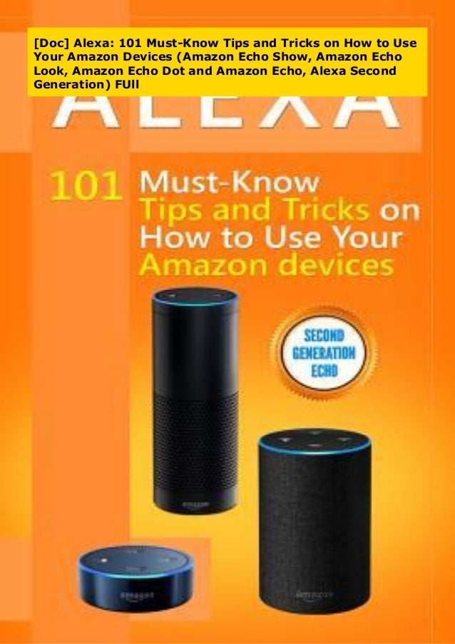 amazon echo doc