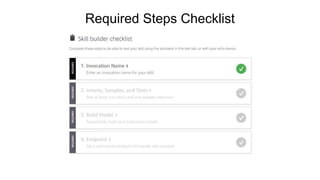 Required Steps Checklist
 