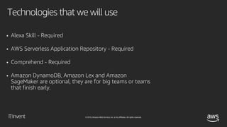 Alexa, Ask Jarvis to Create a Serverless App for Me (SRV315) - AWS re:Invent 2018