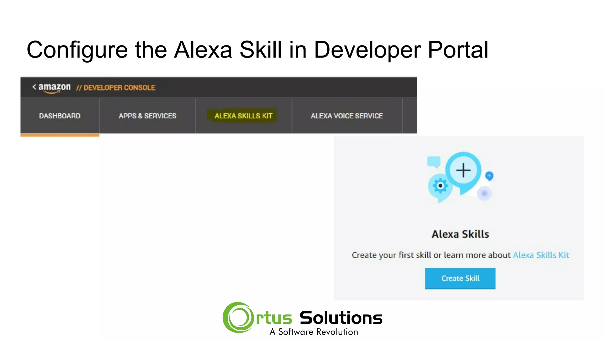 Configure the Alexa Skill in Developer Portal
 