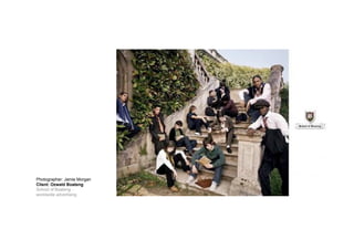 Photographer: Jamie Morgan
Client: Ozwald Boateng
School of Boateng -
worldwide advertising
 
