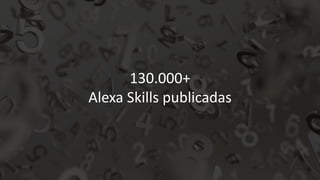 130.000+
Alexa Skills publicadas
 