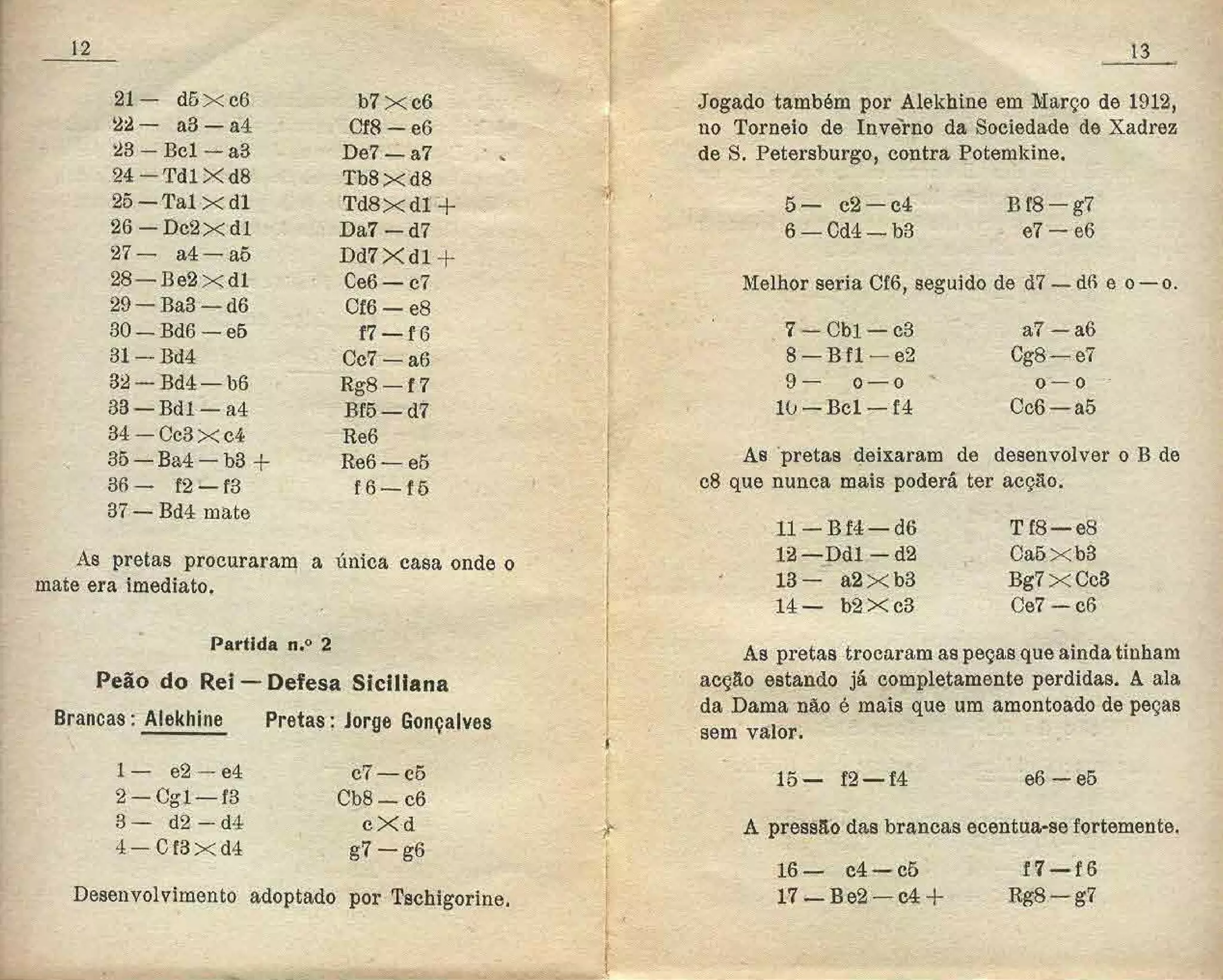 Alexander alekhine campeão mundial em portugual