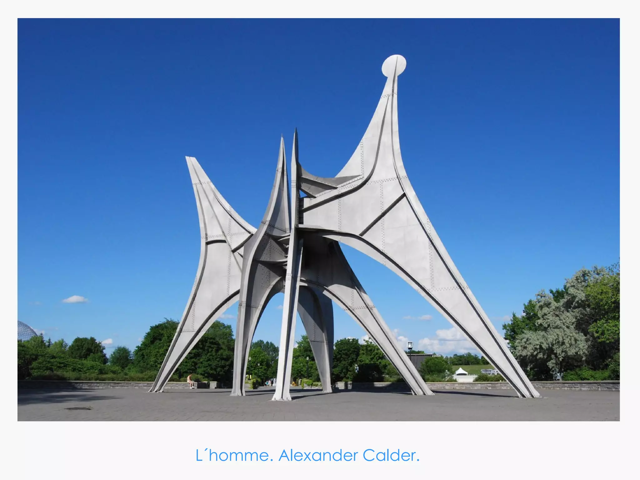 L´homme. Alexander Calder.
 