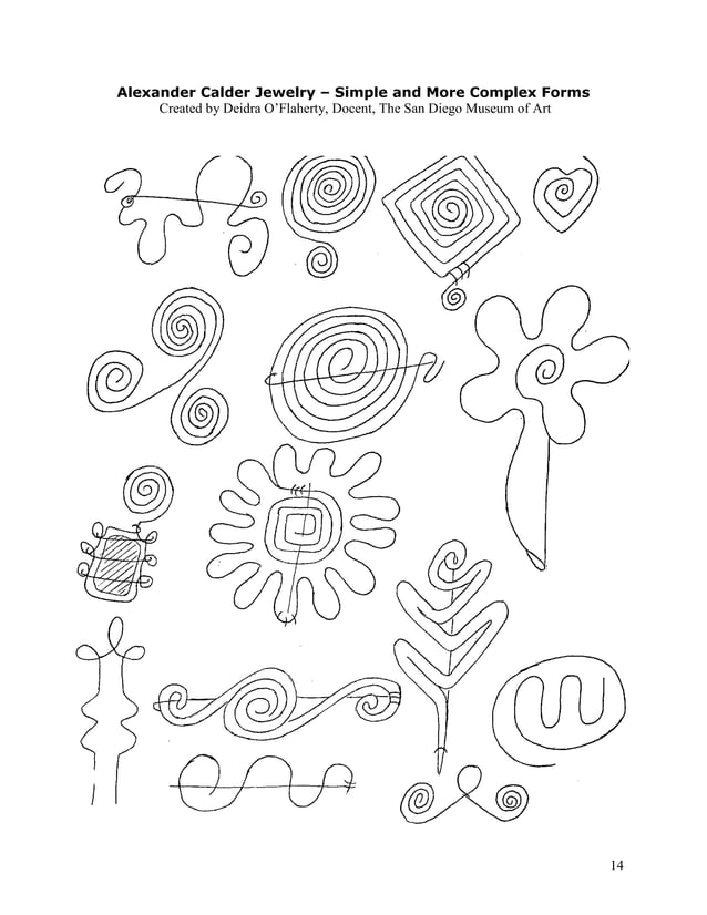 Alexander calder inspiredwire_sculpture_lesson_plan_october_2009 PDF